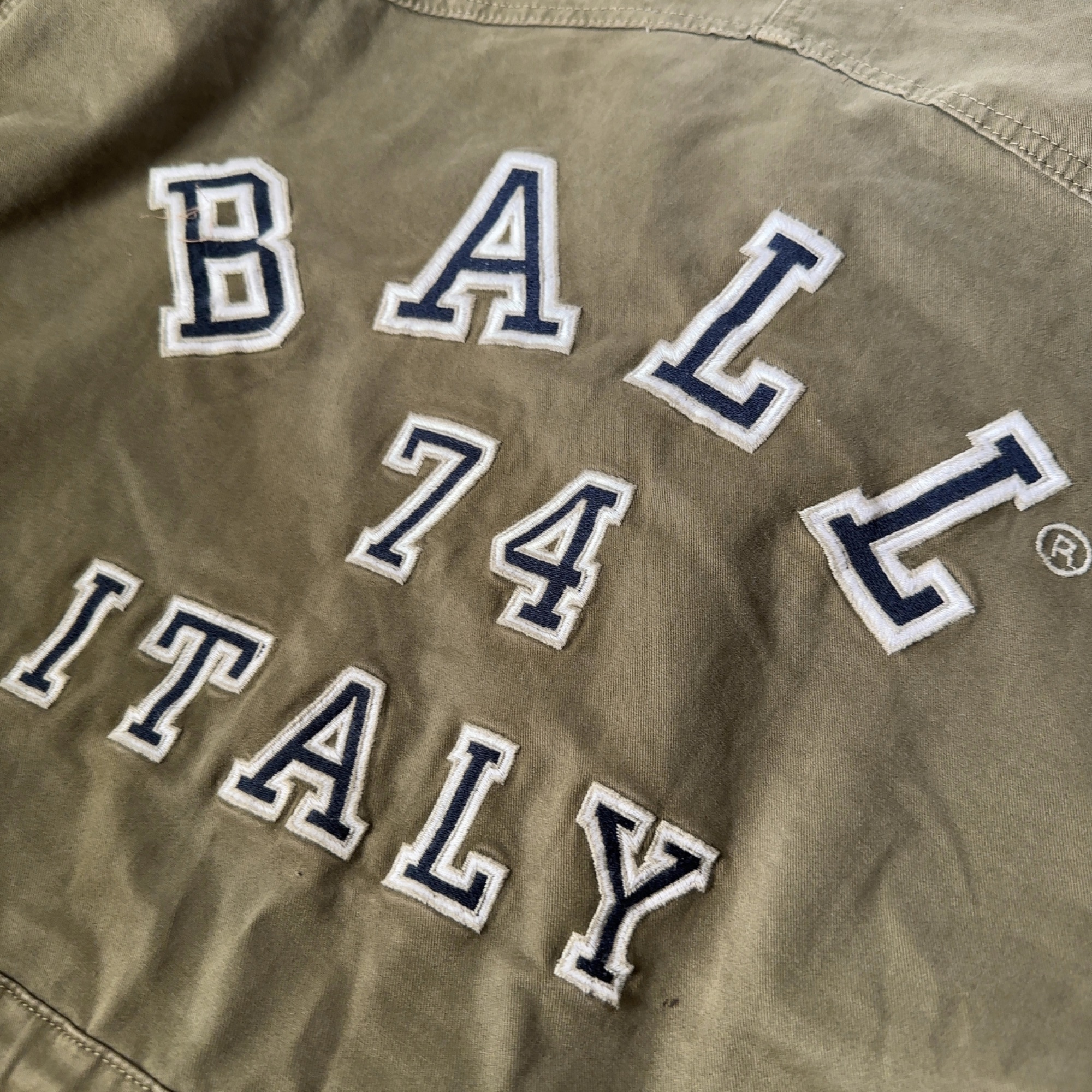 Ball Khaki Embroidered Field Jacket - Image 6