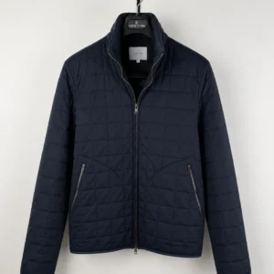 Navy Quilted Jacket