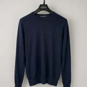 Navy 100% Cashmere Jumper