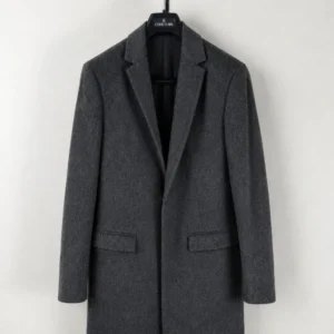 AllSaints Forty Grey Coat