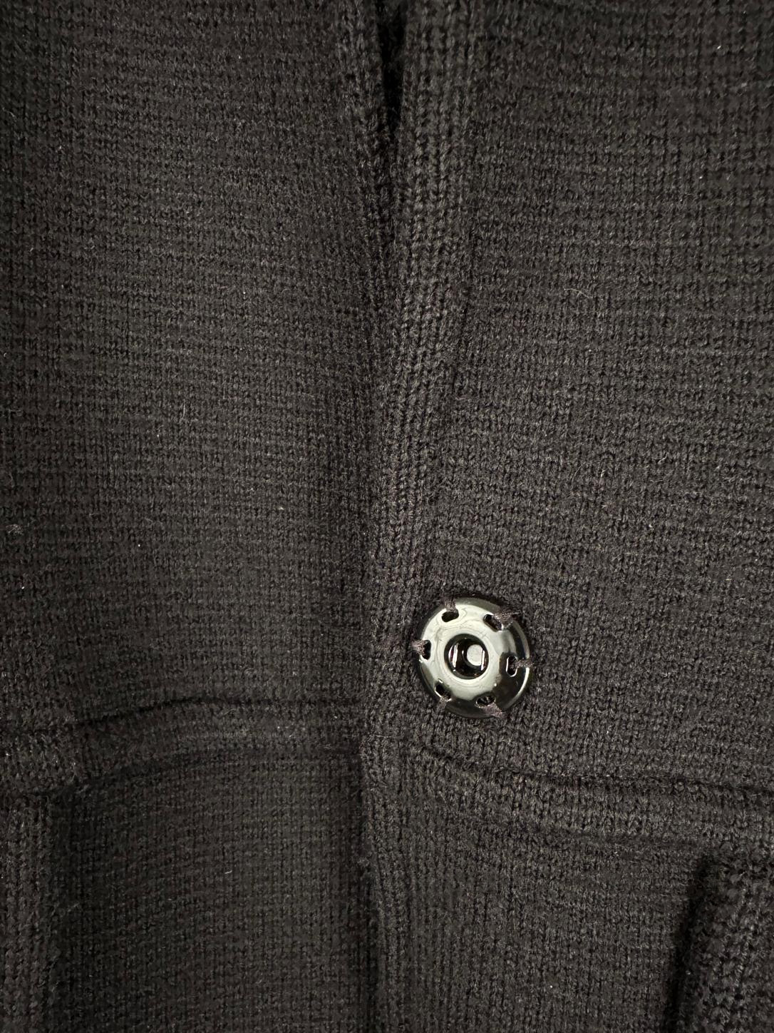 Black Wool Coat - Image 4
