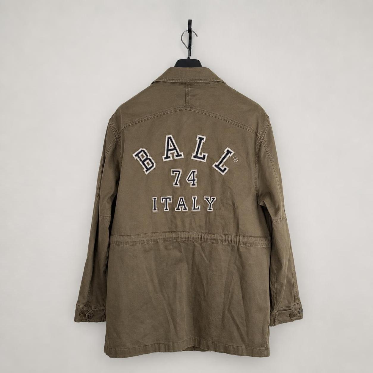 Ball Khaki Embroidered Field Jacket - Image 2